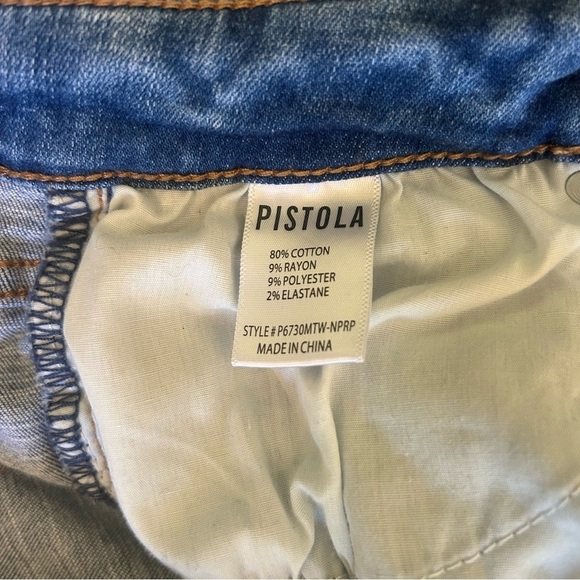 Pistola Light Wash 28 Stretchy Cropped Jeans - Picture 4 of 7